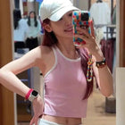 Breathable Sweat-Wicking Sports Sleeveless Tank Top, Ideal for Running, Fitness Training & Yoga