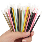 100Pcs Lip Brush Eyelash Extension Brush Makeup Brushes For Lash Extension Mascara Applicator Lipstick Wands Cosmetic Tools