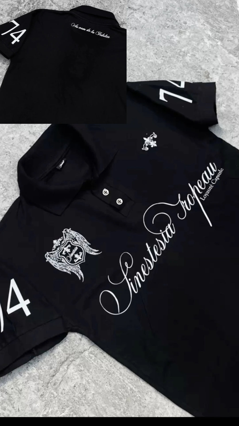 Loyalty Graphic Street Print Short Sleeve Polo America Retro Street  Hip-hop Style Men Y2k Men Casual Embroidery