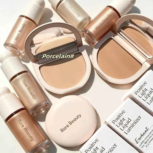 Rare Beauty True To Myself Tinted Pressed Finishing Powder Instantly Blur Smooth Reduce Shine and Set Makeup With Natural Finish