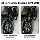 Motorcycle Black Rear Air Ride Suspension Kits For Harley Touring Road Glide Ultra Limited Electra Street Glide Road King 94-25
