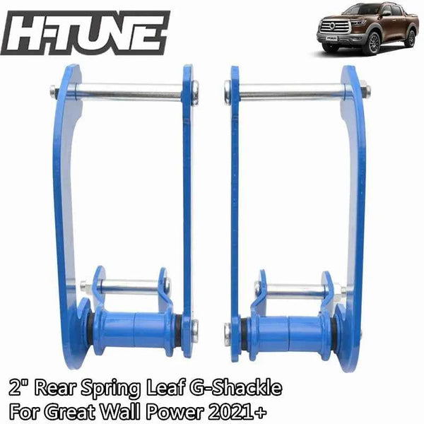 Suspension Lift Kits 2" Rear Leaf Spring G-Shackle For Great Wall Poer / Pao / Cannon 2021+