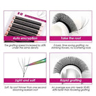 FADVAN W 3D 4D 5D 8-12/8-14mm Eyelashes Eyelash Extension W Shape C/D Curl Novelty Hybrid Volume Make-up Faux Mink Lashed
