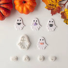 Halloween Ghost Polymer Clay Cutter Mini Decoration Polymer Clay Mold DIY Festival Party Earrings Pendant Ornament Ceramic Tool