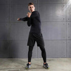 Compression Running Top Men Long Sleeve Shirt For Male Gym Clothing Quick Dry Sportswear Fitness Tee Training Workout Muscle Top