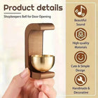 Japanese Wooden Wind Chimes Wireless Doorbell Hanging Decorations Entrance Door Bell Decorative Wind Bell for Home Opening