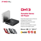 FiiO DM13 Multifunctional Portable Stereo CD Player with Long-Lasting Battery, Supports USB Ripping, Optical/coaxial/3.5mm/4.4mm