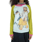 Y2K Heaven Personalized Dragoy Print ex Long Sve Thin Cotton Bamboo T-irt Commute Sle Loose Fit Summer Top
