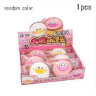 Cute Big Eyed Bun Squishy Toy, Giant Fluid Funny Mochi Squeeze Toy, Fidget Toy Kawaii Party Favors Kids Birthday Gifts Random
