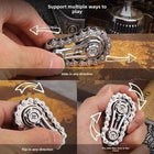 Metal Fidget Spinner Office Desk Toy Stress Relief Gears Hand Spinner for Adults Desk Decoration Home Decor Relieve Stress Relax