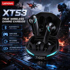Lenovo XT53 Wireless Gaming Earphone Bluetooth 5.3 Earphones Low Latency Dual Mode Music Earbuds Sports In-Ear Headset With Mic