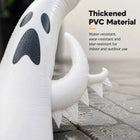 Large Inflatable Halloween Ghost Decor, Standing Ghost Yard Decoration, PVC Outdoor Lawn Garden Halloween Party Display Prop