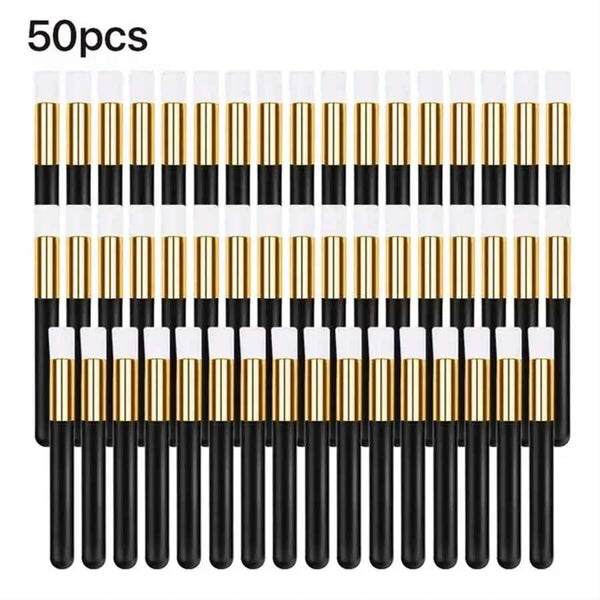 10/30/50pcs Eyelash Cleaning Brush Lash Shampoo Brush for Eyelash Extensions Peel Off Nose Pore Blackhead Remover Makeup Tools