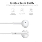 Wired Lightning Earphones for Apple iPhone 14 Pro Max 13 12 11 Mini X XS 6 7 8 Plus Call Earbud No Bluetooth Required
