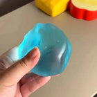 1pc Blue Maltose Squishy Transparent Slow Rebound Stress Relief Desk Ornament Sensory Fidget for Adults Home Decor Art Figurine