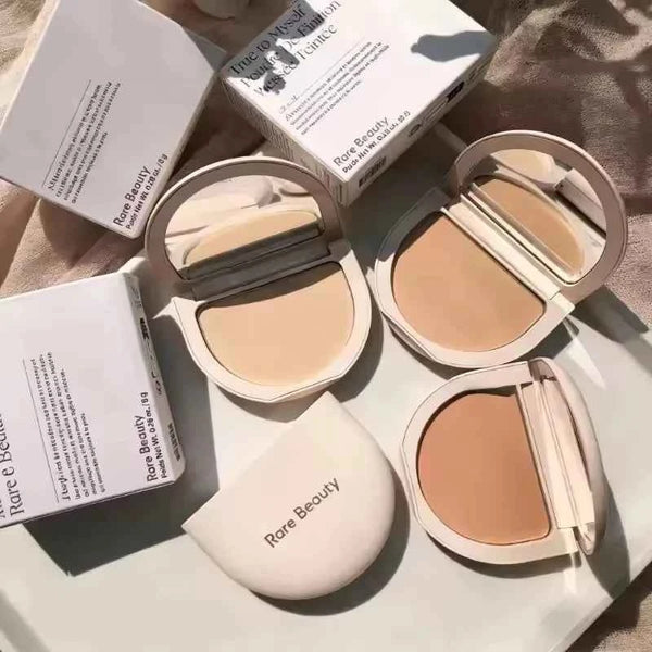 Rare Beauty True To Myself Tinted Pressed Finishing Powder Instantly Blur Smooth Reduce Shine and Set Makeup With Natural Finish