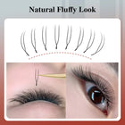 NAGARAKU U Shape YY 2D UU Soft Light Natural Eyelash Extensions Parallel Makeup Supplies