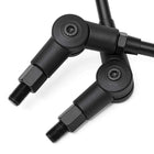 1 Pair Universal Folding Round Motorcycle Side Rearview Mirrors Anti-fall 10mm Bike Rear View Mirror For Scooter E-Bike Safety