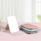 Small mirror Portable mirror Simple mini makeup mirror Desktop women's vanity mirror Folding portable makeup mirror