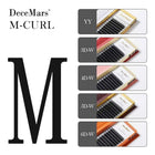 DeceMars L-curl M Curl YY 3D 4D 5D 6D Eyelash Extension 12 Lines for Makeup