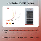 NAGARAKU U Shape YY 2D UU Soft Light Natural Eyelash Extensions Parallel Makeup Supplies