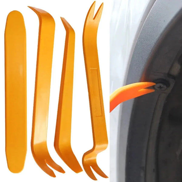 4/1Pcs Car Trim Removal Tool Kit, Plastic Pry Tools for Door Panel Dashboard Stereo Refitting and Auto Repair