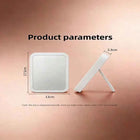Touch‑Control LED Makeup Mirror, 3 Adjustable Lighting Modes Dimmable Brightness, 360° Rotatable USB‑Rechargeable Cosmetic Mirror, Portable for Home & Travel Use, Holiday Gift Option for Women