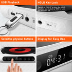 KC-918 CD Player Portable Bluetooth Music Player CD Runner Dustproof Cover 6 Modes A-B Repeat Timer With Remote Control