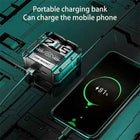 TWS Transparent Charging Case Wireless Earphones, Bluetooth Earphones, Upgraded Sound Quality, Supporting Type-C Charging Port