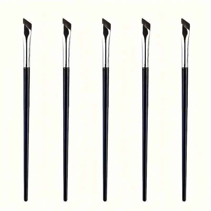 2/5Pc Karsyngirl Upgrade Blade Eyeliner Brush Ultra Thin Fine Angle Flat Eyebrow Brush Under The Eyes Place Precise Detail Brush
