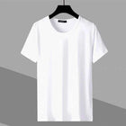 Casual Men's O Neck Solid Color Short Sleeve T Shirts Casual Slim Fit T Shirt Tee Top Pullover For Men Clothing