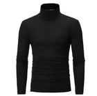Men's Thermal Underwear in Turtleneck Lapel Autumn Thin Modal Autumn  Winter Male Long-sleeved Base Shirt Single Slim-fit Top