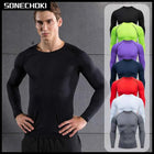 Compression Running Top Men Long Sleeve Shirt For Male Gym Clothing Quick Dry Sportswear Fitness Tee Training Workout Muscle Top
