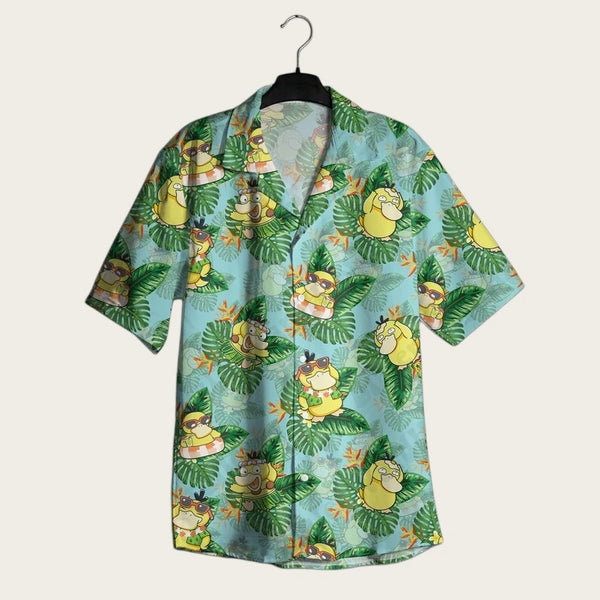 Psyduck Hawaiian Shirt for Parties by Sharp Corners