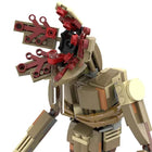 MOC Demogorgon Monster Building Blocks Vecna Clock Eleven Van Bricks Model Desktop Ornament Toys Fans Gifts
