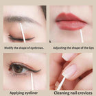 Disposable Ultra-small Double-end Wood Cotton Swab 100pcs Lint Free Micro Brushes Eyelash Extension Glue Removing Tools